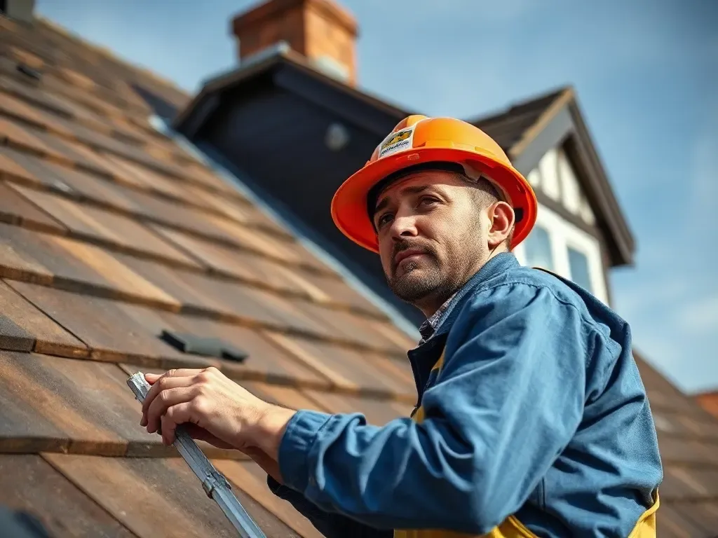 A professional carrying out bay and dormer coverings near Ongar
